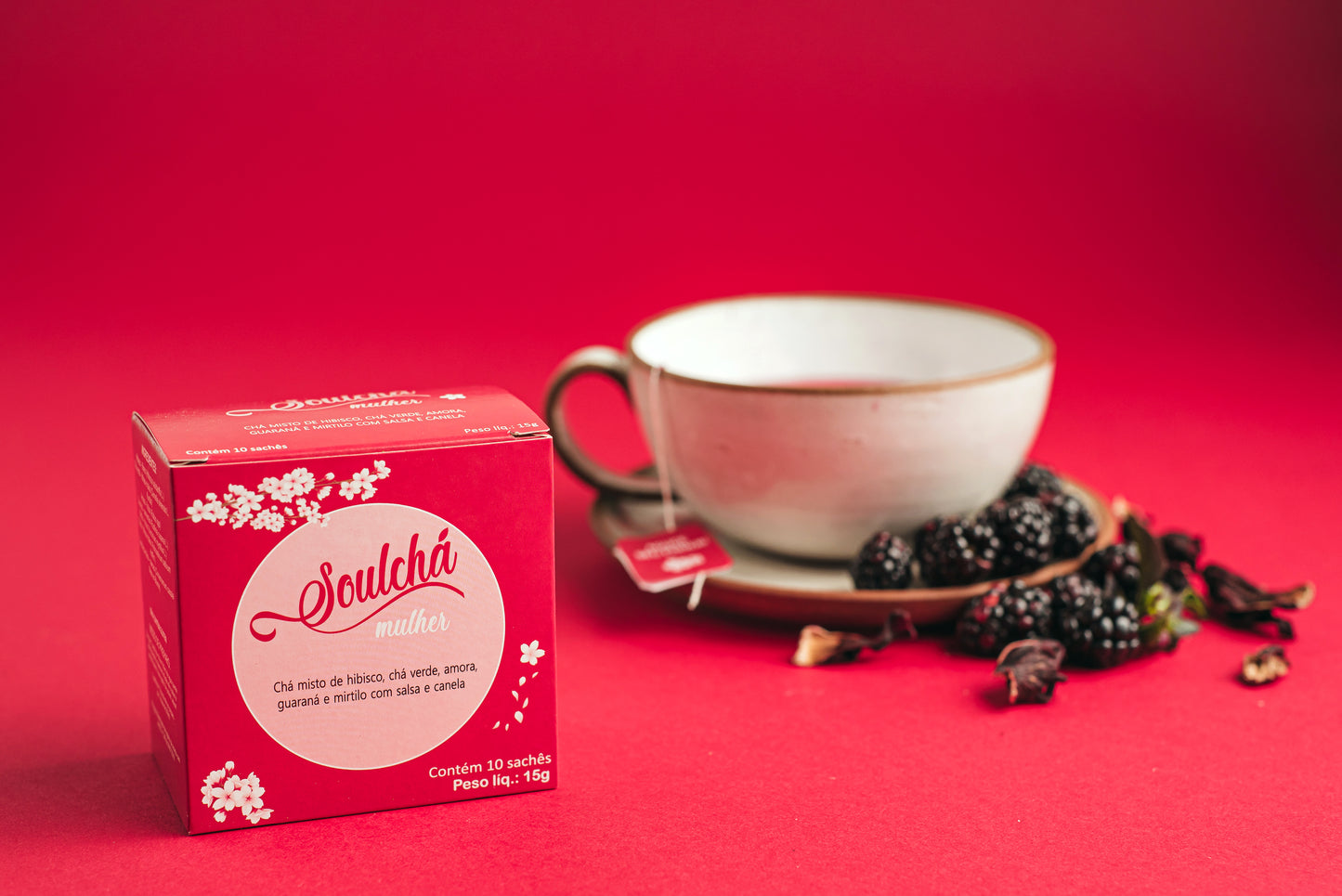 Soulchá Mulher + Boost - Kit Promocional com 12 caixas