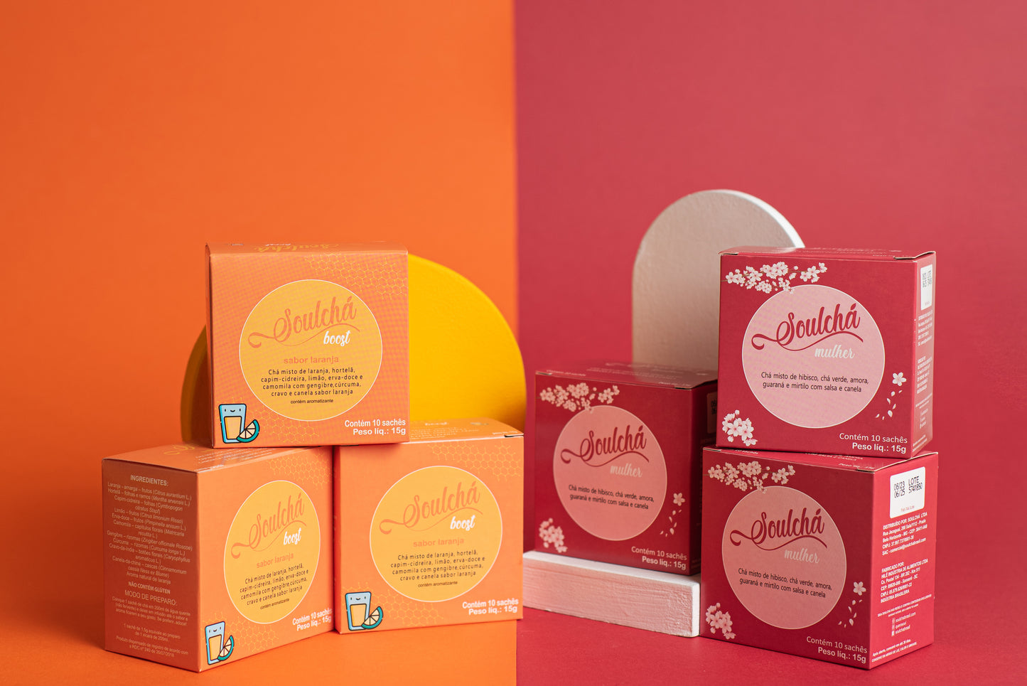 Soulchá Mulher + Boost - Kit Promocional com 12 caixas