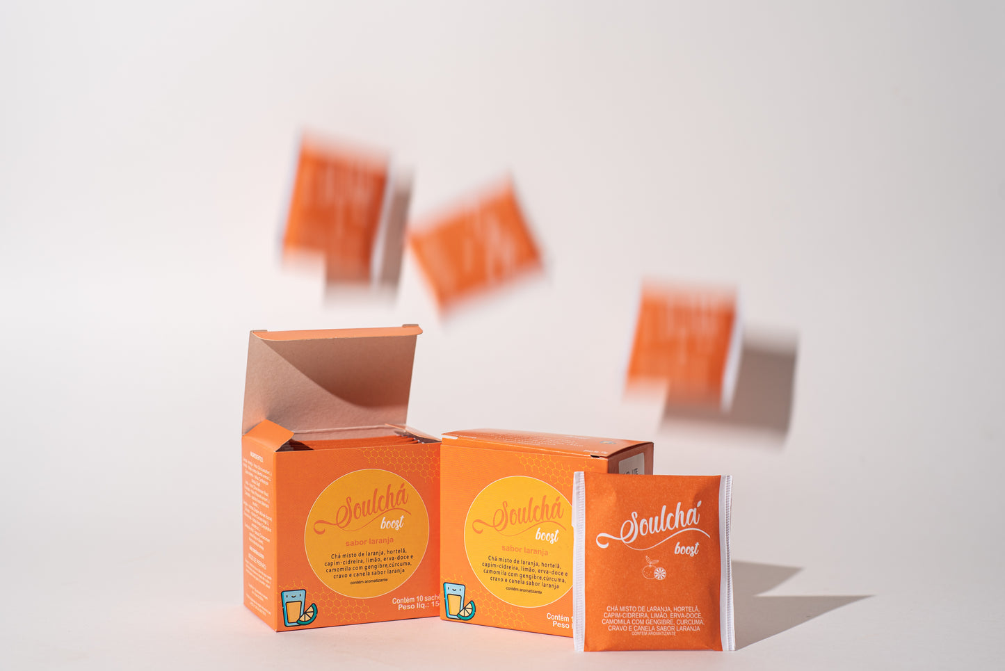 Soulchá Noite + Boost - Combo Promocional com 4 caixas