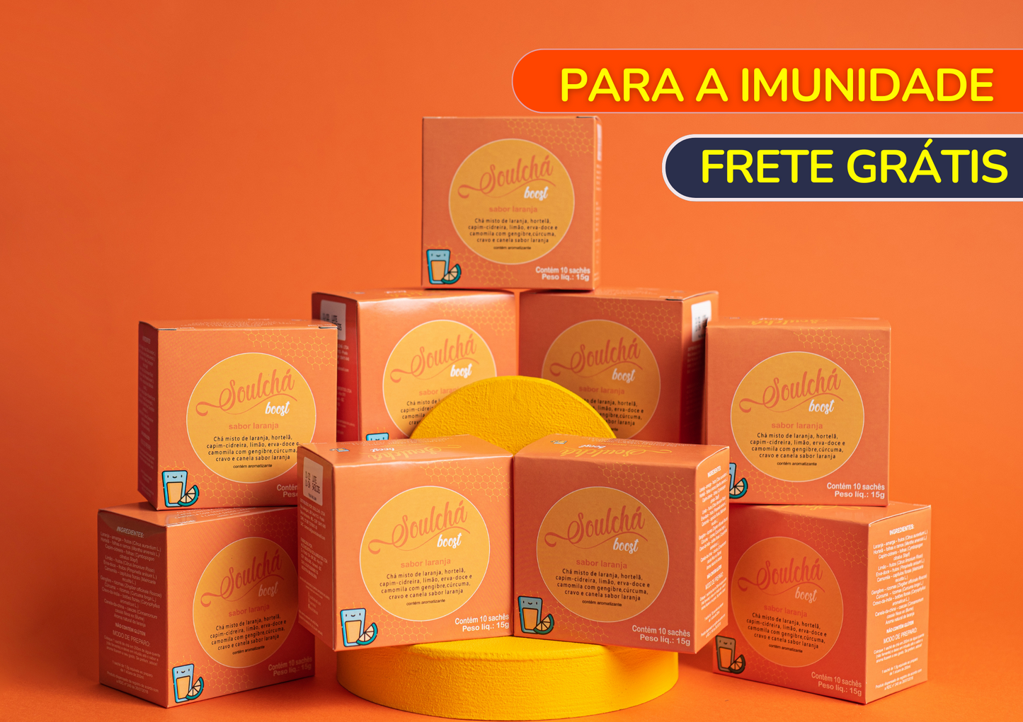 Soulchá Boost - Combo Promocional com 6 ou 9 Caixas