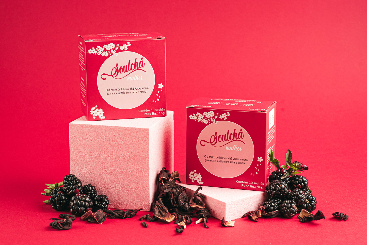 Soulchá Boost + Mulher - Kit Promocional com 4 caixas